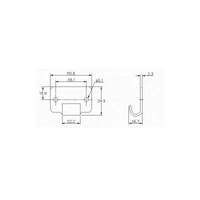 Catch Plate for Toggle Latch Stainless Steel (Natural)
