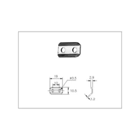 Catch Plate for Toggle Latch Stainless Steel (Natural)