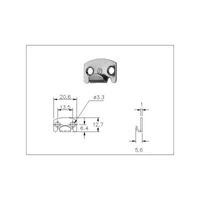 Catch Plate for Toggle Latch Stainless Steel (Natural)