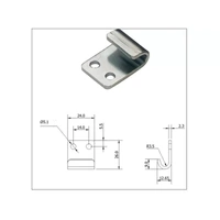 Catch Plate for Toggle Latch Stainless Steel (Natural)