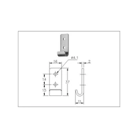 Catch Plate for Toggle Latch Stainless Steel (Natural)