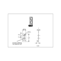 Catch Plate for Toggle Latch Stainless Steel (Natural)