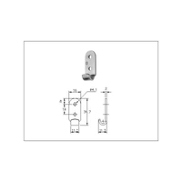 Catch Plate for Toggle Latch Stainless Steel (Natural)
