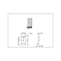 Catch Plate for Toggle Latch Stainless Steel (Natural)