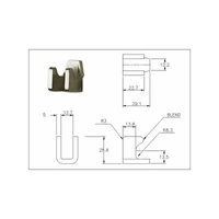 Catch Plate for Toggle Latch Mild Steel (Natural)