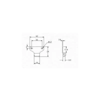 Catch Plate for Toggle Latch Stainless Steel (Natural)