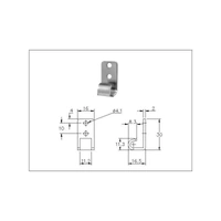 Catch Plate for Toggle Latch Stainless Steel (Natural)