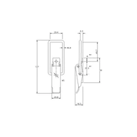 Non-Adjustable Latch Medium Duty Stainless Steel (Natural)