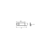 Retaining Pin Stainless Steel (Natural)