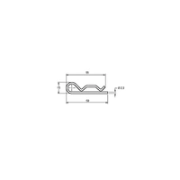 Retaining Pin Stainless Steel (Natural)