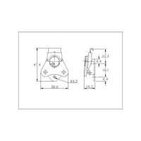 Rotary Turn Latch Stainless Steel (Natural)