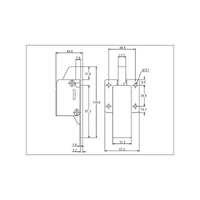 Flush Fitting Toggle Latch Stainless Steel (Natural)