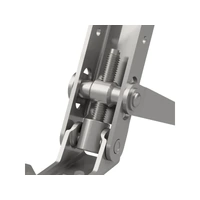 Adjustable Latch Medium Duty Padlockable Stainless Steel (Natural)