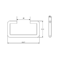 Handle - 150 Strength (kg) -  Stainless