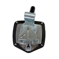 DROP T HANDLE C/W LOCK IN STAINLESS STEEL