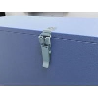 Catch Plate for Toggle Latch Mild Steel Zinc Plate Passivate (Silver Blue)