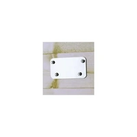 Handle Backing Plate Mild Steel Zinc Plate Passivate (Silver Blue)