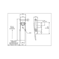 Spring Claw Latch Medium Duty Stainless Steel (Natural)