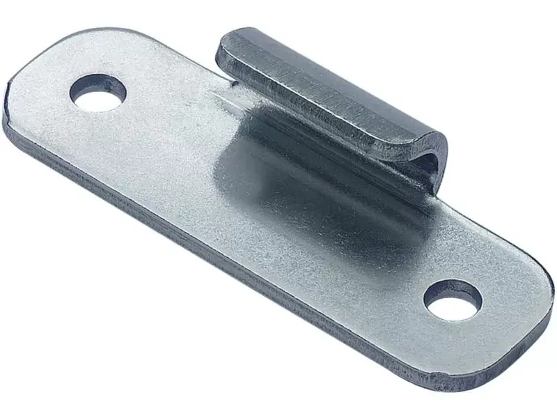 Catch Plate for Toggle Latch Mild Steel Zinc Plate Passivate (Silver Blue)