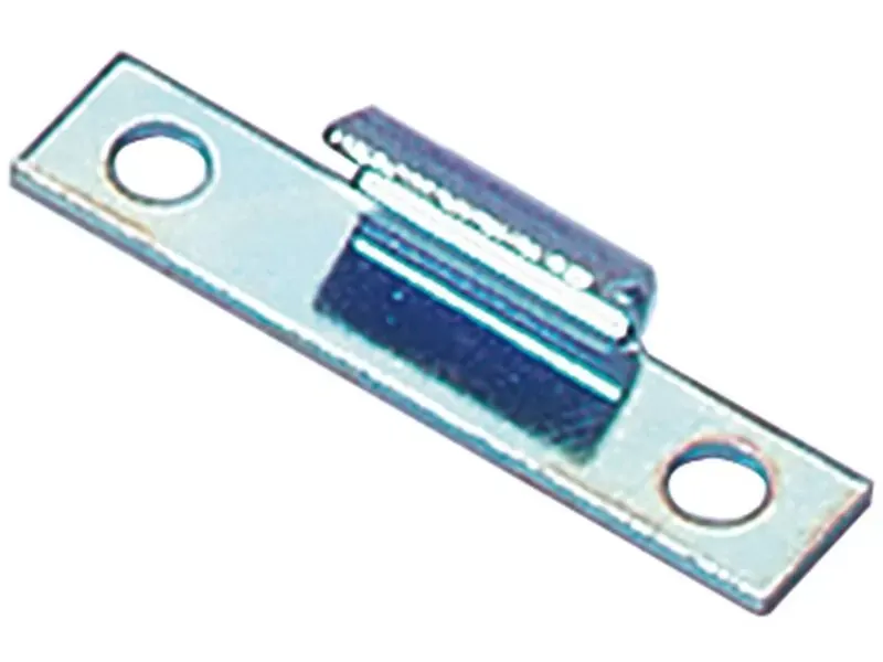 Catch Plate for Toggle Latch Mild Steel Zinc Plate Passivate (Silver Blue)