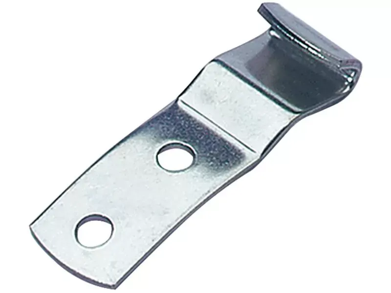 Catch Plate for Toggle Latch Mild Steel Zinc Plate Passivate (Silver Blue)