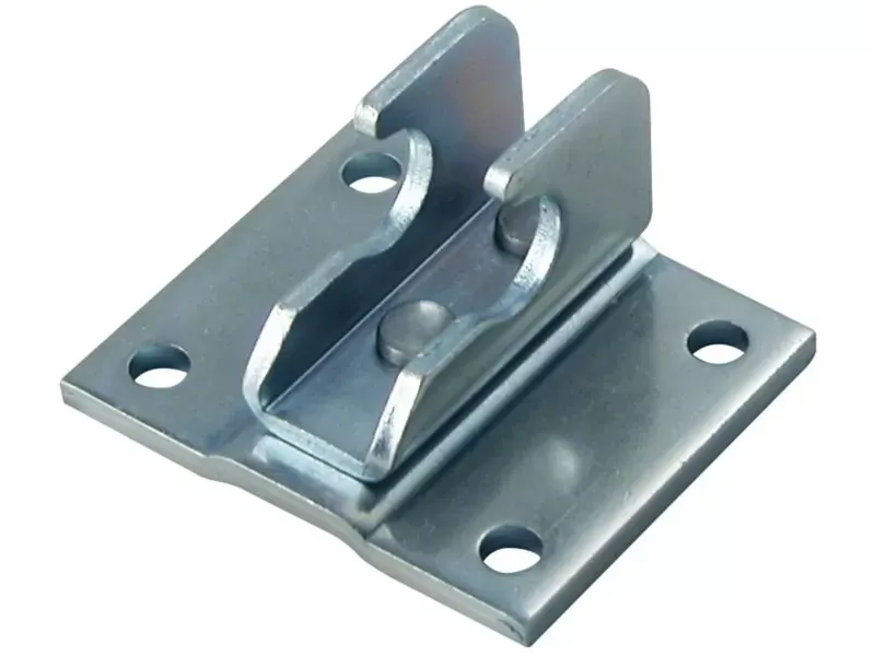 Catch Plate for Toggle Latch Mild Steel Zinc Plate Passivate (Silver Blue)