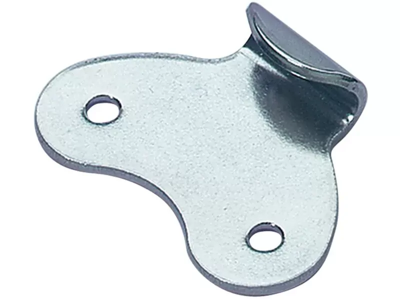 Catch Plate for Toggle Latch Mild Steel Zinc Plate Passivate (Silver Blue)