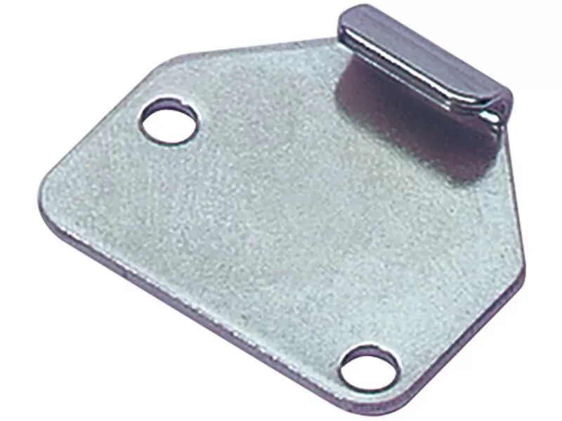 Catch Plate for Toggle Latch Mild Steel Zinc Plate Passivate (Silver Blue)