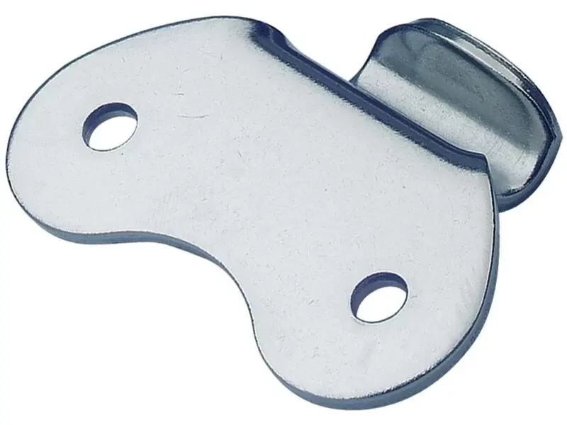 Catch Plate for Toggle Latch Mild Steel Zinc Plate Passivate (Silver Blue)