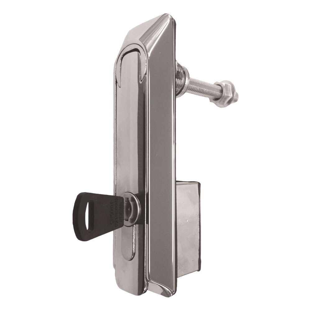 Key Locking Swing Handle - Brass Brass