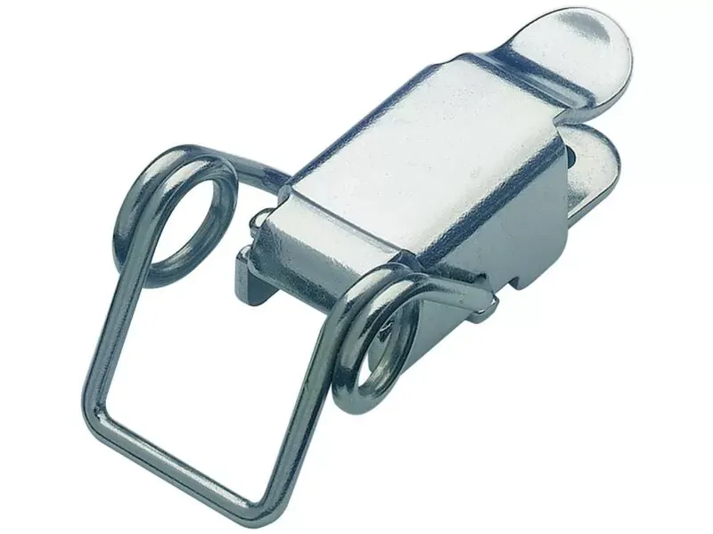 Spring Claw Toggle Latch Light Duty Mild Steel Zinc Plate Passivate (Silver Blue)