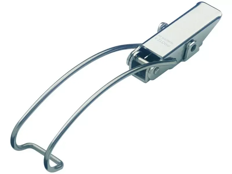 Spring Claw Toggle Latch Light Duty Mild Steel Zinc Plate Passivate (Silver Blue)