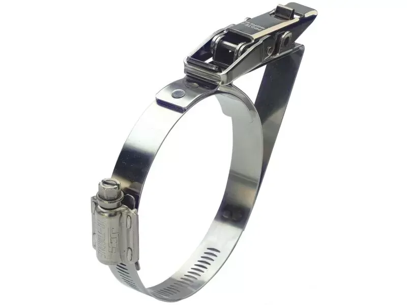150-195mm Diameter High Torque Stainless Steel Quick Release Bandclamp with Safety Catch