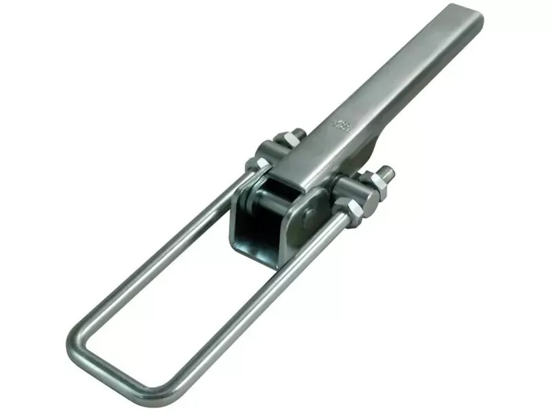 Adjustable Toggle Latch Super Heavy Duty Mild Steel Zinc Plate Passivate (Silver Blue)