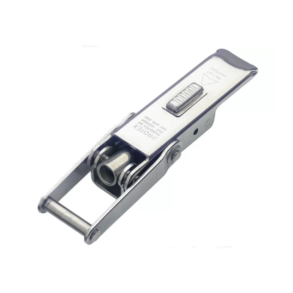 Adjustable Latch with Safety Catch - 750 Strength (kg) -  Stainless