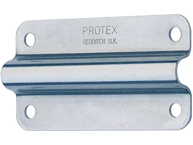 Handle Retaining Plate Mild Steel Zinc Plate Passivate (Silver Blue)