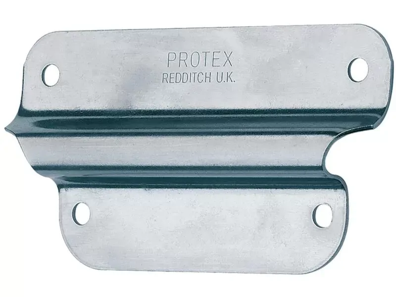 Handle Retaining Plate Mild Steel Zinc Plate Passivate (Silver Blue)