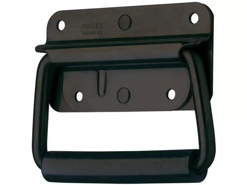 Spring Loaded Handle Mild Steel Black