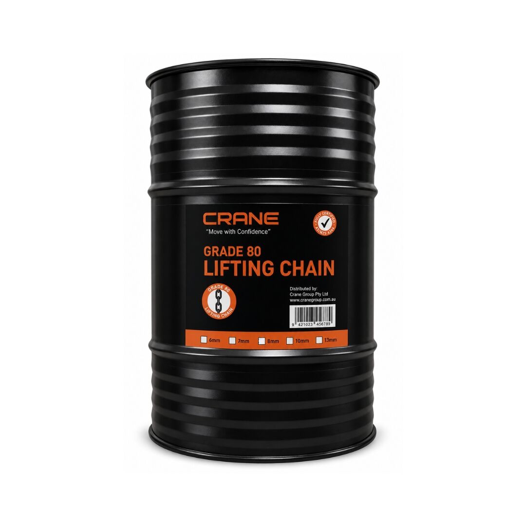 13mm Grade 80 Lifting Chain 125kg Drum